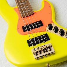 Fender MonoNeon Jazz Bass V Neon Yellow 【ステッカー&カスタムヘッドストックソックス付属】【4.71kg】_4