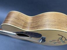 YAMAHA LJ-36KM HANA / 南こうせつ Signature Model・Medium Jumbo Body・Engelmann Spruce Top (A.E.R)・ Indian Rosewood Side and Back・Ebony Fingerboard and Bridge・桜 Inlay “ ざくろの花 “ Painting【With Original Case】2009年製　_5