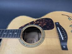 YAMAHA LJ-36KM HANA / 南こうせつ Signature Model・Medium Jumbo Body・Engelmann Spruce Top (A.E.R)・ Indian Rosewood Side and Back・Ebony Fingerboard and Bridge・桜 Inlay “ ざくろの花 “ Painting【With Original Case】2009年製　_12