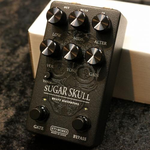 HTJ-WORKS 【決算セール】SUGAR SKULL HEAVY DISTORTION / ALL BLACK SKULL【送料無料】