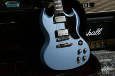 Gibson Les Paul SG Standard Blue 2011 w/ Monty's Guitars PAF Pickups Raw Nickel Set