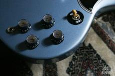 Gibson Les Paul SG Standard Blue 2011 w/ Monty's Guitars PAF Pickups Raw Nickel Set_6