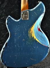 Novo Guitars 2025 LIMITED SERUS J Finish Over Finish -Lake Placid Blue over '64 3 Tone Burst-_3