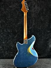 Novo Guitars 2025 LIMITED SERUS J Finish Over Finish -Lake Placid Blue over '64 3 Tone Burst-_4