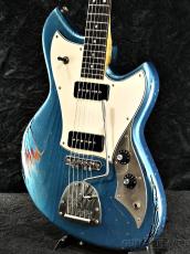 Novo Guitars 2025 LIMITED SERUS J Finish Over Finish -Lake Placid Blue over '64 3 Tone Burst-_5