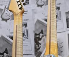 Fender Custom Shop MBS 1963 Stratocaster Ultimate Relic -Taos Turquoise over Olympic White- by Dennis Galuszka_7