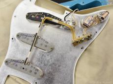 Fender Custom Shop MBS 1963 Stratocaster Ultimate Relic -Taos Turquoise over Olympic White- by Dennis Galuszka_11