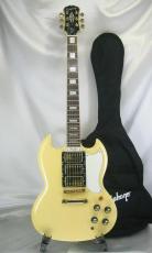Epiphone G-400 Les Paul (SG) Custom Vintage White / Mahogany Body and Mahogany Set-Neck・Original Grover Peg and Gold Parts・Original Pickup X 3・Vintage White Color【With Original Soft Case 】2004年代製_14
