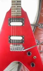 Tokai FVD-50 / Flying V・Sen or Alder Body・Original Peg・Maple Neck・Rosewood Fingerboard・PI-11BZ Original Pickup・SS-CII Tremolo Arm・Super bolt-on neck・Metallic Red Color【With Original Soft Case】1983年製_12