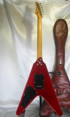 Tokai FVD-50 / Flying V・Sen or Alder Body・Original Peg・Maple Neck・Rosewood Fingerboard・PI-11BZ Original Pickup・SS-CII Tremolo Arm・Super bolt-on neck・Metallic Red Color【With Original Soft Case】1983年製_14