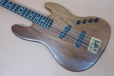 Moon J-J WAL-B-ACT / Gold Hardware・Walnut oil wax finish・Neck Maple on Ebony・Bartolini 9V HC Pickup・Controls Front Vo Rear Vo・Bartolini TBT Bass and Treble EQ【With Original Soft Case】1990年代製_2