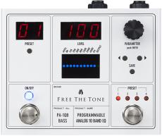 Free The Tone 【期間限定特典付き!!】PA-1QB(ベース用) PROGRAMMABLE ANALOG 10 BAND EQ デジタルイコライザー【オンラインストア限定】
