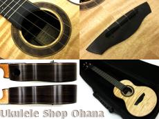 Akira Niihori Ukulele [Lizard] グランドコンサート サイドホール #05035 カーリーメイプル/インディアンローズウッド(裏1P)_4