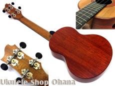 Akira Niihori Ukulele [Lizard] グランドコンサート サイドホール #05034 ウエスタンレッドシダー/アフリカンパドック(裏1P)_2