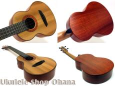 Akira Niihori Ukulele [Lizard] グランドコンサート サイドホール #05034 ウエスタンレッドシダー/アフリカンパドック(裏1P)_3
