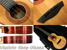 Akira Niihori Ukulele [Lizard] グランドコンサート サイドホール #05034 ウエスタンレッドシダー/アフリカンパドック(裏1P)_4