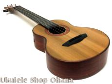 Akira Niihori Ukulele [Lizard] グランドコンサート サイドホール #05034 ウエスタンレッドシダー/アフリカンパドック(裏1P)_8