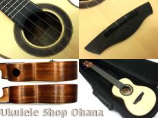 Akira Niihori Ukulele [Cobra] グランドコンサート サイドホール #02041 ジャーマンスプルース/アフリカンマホガニー(裏1P)_4