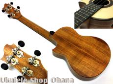 Akira Niihori Ukulele [Cobra] グランドコンサート サイドホール カッタウェイ #02042 イングルマンスプルース/ハワイアンコア_2