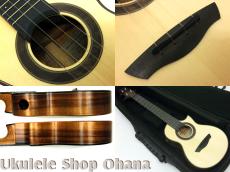Akira Niihori Ukulele [Cobra] グランドコンサート サイドホール カッタウェイ #02042 イングルマンスプルース/ハワイアンコア_4