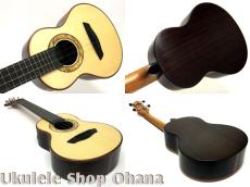 Akira Niihori Ukulele [Daizu] スモールコンサート サイドホール #06008 ジャーマンスプルース/インディアンローズウッド(裏1P)_3