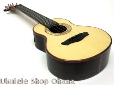 Akira Niihori Ukulele [Daizu] スモールコンサート サイドホール #06008 ジャーマンスプルース/インディアンローズウッド(裏1P)_8