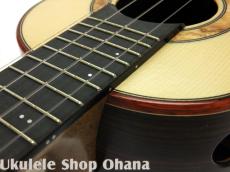 Akira Niihori Ukulele [Daizu] スモールコンサート サイドホール #06008 ジャーマンスプルース/インディアンローズウッド(裏1P)_15