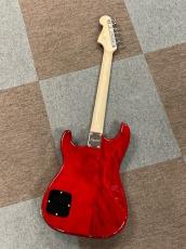 Squier Paranormal Strat-O-Sonic, Laurel Fingerboard, Black Pickguard, Crimson Red Transparent_3