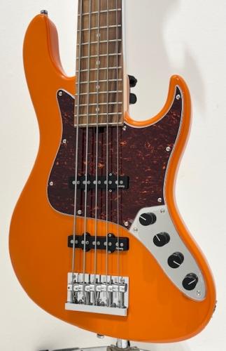 Sadowsky MetroExpress 22-Fret Will Lee Artist Line Bass 5-String Japan Limited Color Candy Apple Orange