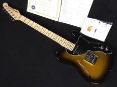G&L Limited Run Fullerton Deluxe ASAT Classic Thinline 2-Tone Goldburst_2
