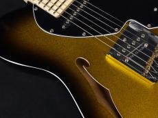 G&L Limited Run Fullerton Deluxe ASAT Classic Thinline 2-Tone Goldburst_10