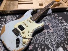 Fender Custom Shop  '62 Stratocaster S-S-H / Heavy Relic / Sonic Blue_2