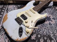 Fender Custom Shop  '62 Stratocaster S-S-H / Heavy Relic / Sonic Blue_3