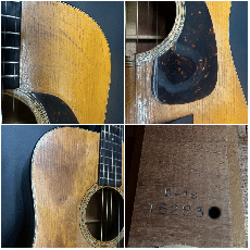 Martin D-18 1958年製 / Solid Adirondack Spruce Top ・Solid Mahogany Side and Back・Kluson Original Single line Deluxe Peg・Brazilian Rosewood Fingerboard and Bridge Long Saddle・TortoIse Color Pick guard_16