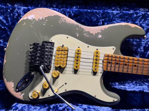 Fender Custom Shop Alley Cat Stratocaster Heavy Relic / Faded Army Drab Green