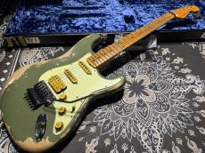 Fender Custom Shop Alley Cat Stratocaster Heavy Relic / Faded Army Drab Green_2