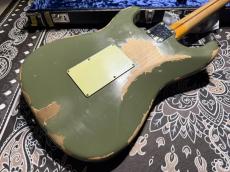 Fender Custom Shop Alley Cat Stratocaster Heavy Relic / Faded Army Drab Green_6