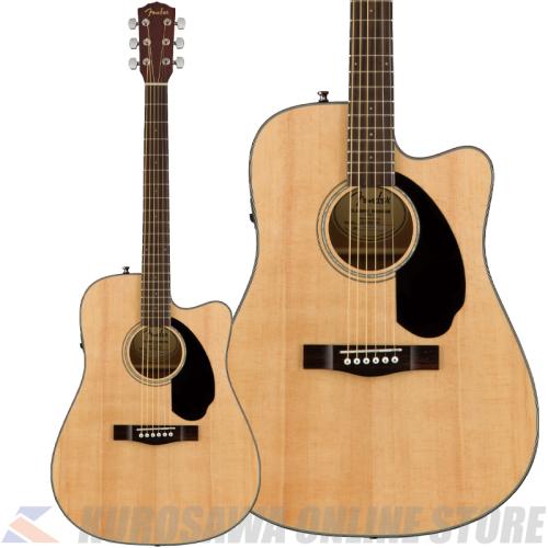 Fender CD-60SCE Dreadnought, Walnut Fingerboard, Natural【アクセサリープレゼント】(ご予約受付中)【ONLINE STORE】
