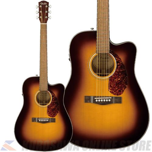 Fender CD-140SCE Dreadnought, Walnut Fingerboard, Sunburst w/case【アクセサリープレゼント】(ご予約受付中)【ONLINE STORE】