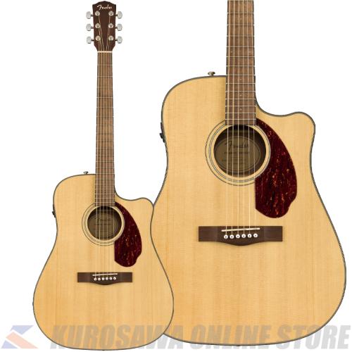 Fender CD-140SCE Dreadnought, Walnut Fingerboard, Natural w/case【アクセサリープレゼント】(ご予約受付中)【ONLINE STORE】