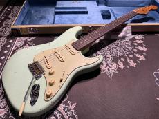 Fender Custom Shop  '63 Stratocaster / Limited Edition Super Faded Aged / Surf Green_2