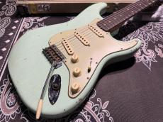 Fender Custom Shop  '63 Stratocaster / Limited Edition Super Faded Aged / Surf Green_3