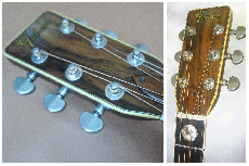 Gaban Made by 春日楽器 FD-6 / Solid Spruce Top・Ziricote Side and Back・Hexagon Inlay・Original Grover Peg・White Mulch Binding・Ebony fingerboard and Bridge・Mahogany Neck・Black Color Pick guard【With Hard Case】 1974年製　_7