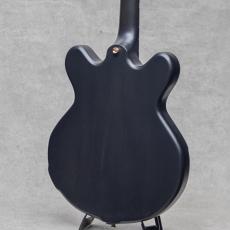 Victor Baker Guitars Model 35 Chambered Semi-hollow Black Smoke Stain Block Position Gold Hardware S/N:754_6
