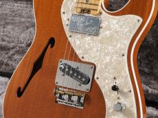 Fender 2017 Limited Edition American Elite Mahogany Tele Thinline ~Natural~_5