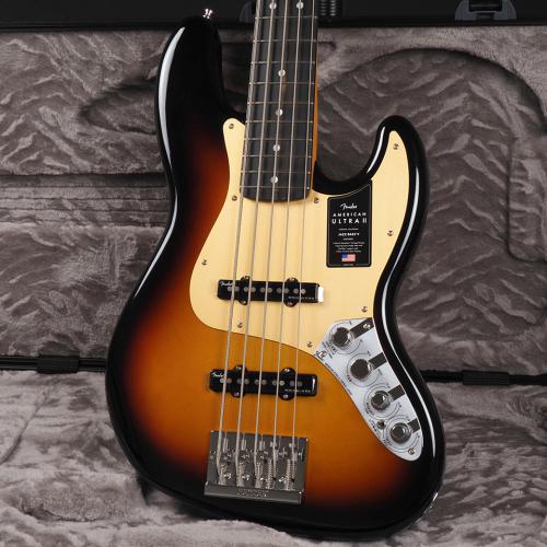 Fender American Ultra II Jazz Bass V Ebony Fingerboard Ultraburst