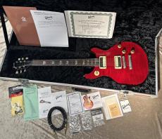 Gibson Custom Shop Tak Matsumoto DC 1pc Flame Top Cherry Red 2006年製【3.76kg】【G-Club Tokyo】 _3