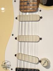 Fender Custom Shop 1995 Norman's Order EC Style Stratocaster Flame Neck Whitey_5