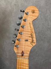 Fender Custom Shop 1995 Norman's Order EC Style Stratocaster Flame Neck Whitey_11