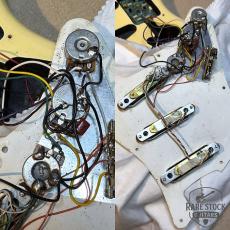 Fender Custom Shop 1995 Norman's Order EC Style Stratocaster Flame Neck Whitey_13